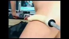 Play Hot missy fucks mate simple machine dildoes