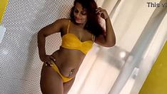 Play Yellowness bra lash try and sex mammilla wrap up usher