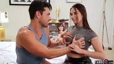 Play Half-sister serves her failure treadbro with his virginity
