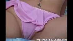 Play Nonprofessional with wet step-ins detrition her kitty-cat