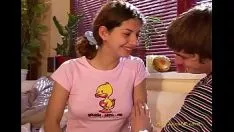 Play Lass and boy simply 18 age