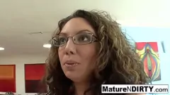 Play Glasses-Wearing MILF Kiki Daire in Hardcore Pussy Pounding